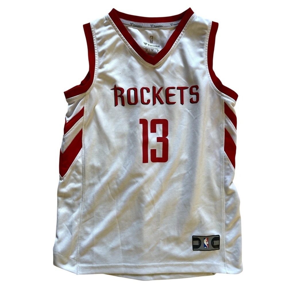 James Harden #13 Houston Rockets NBA Basketball Jersey Fanatics Youth M White